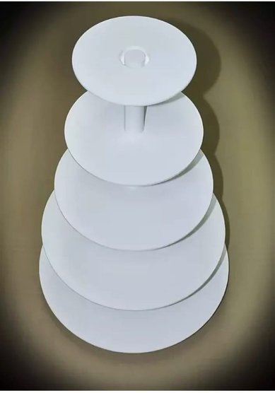 Свадебный торт Аренда стойки для десертов 5 ярусов (К124484) - Компания Кондитерская студия 5.20...