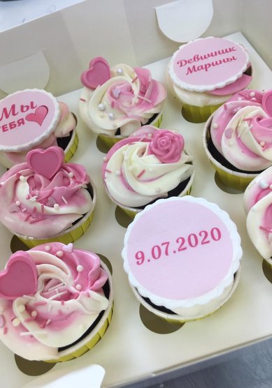 Торт на свадьбу Капкейки на девичник (к128803) - Компания кондитерская Глазурь