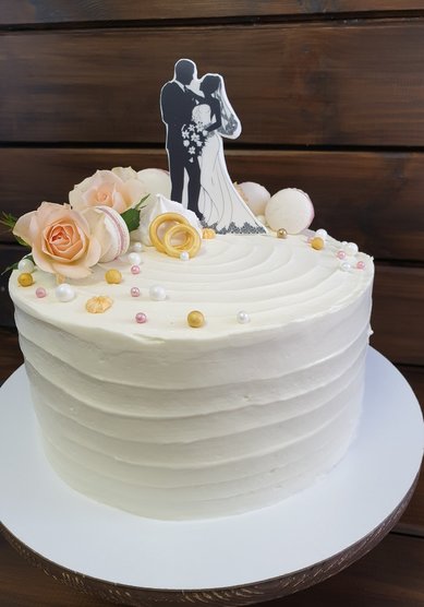 Торт на свадьбу Торт Молодожены 2 (к128807) - Компания кондитерская Глазурь