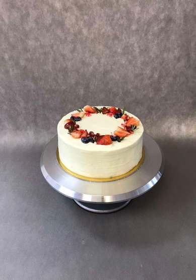 Торт на свадьбу Торт свадебный с ягодным оформлени (к128867) - Компания кондитерская Глазурь...