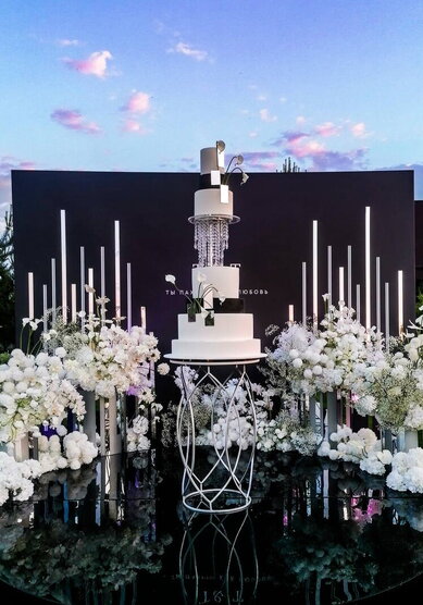 Свадебный торт Н132000 - Свадебный кондитер Наталья Конева