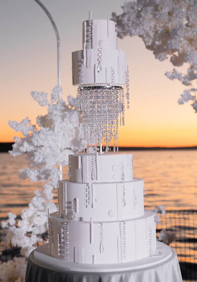 Свадебный торт Н132002 - Свадебный кондитер Наталья Конева