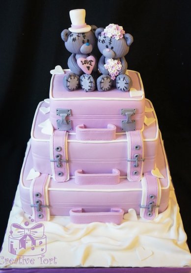 Свадебный торт Торт Мишки Тедди (C35900) - Эксклюзивные торты на заказ Creative Tort Людмилы Zайцевой...