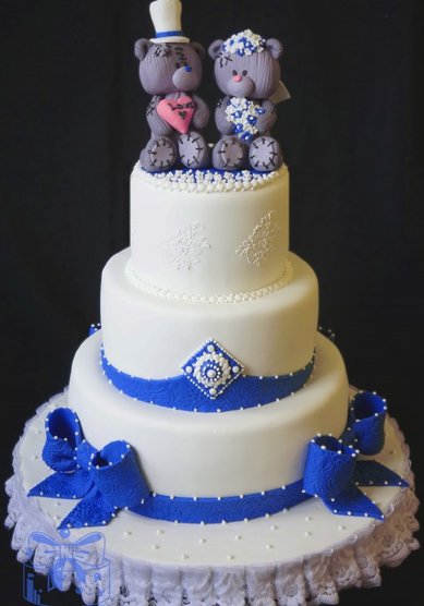 Свадебный торт Торт Мишки тедди (C48328) - Эксклюзивные торты на заказ Creative Tort Людмилы Zайцевой...