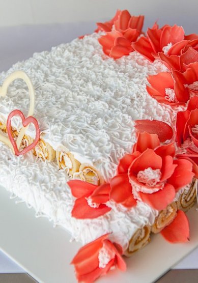 Свадебный торт Т50428 - Компания Тортолино