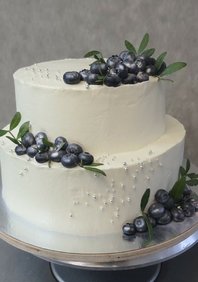  «Торт свадебный с ягодным оформлени» (к128866)