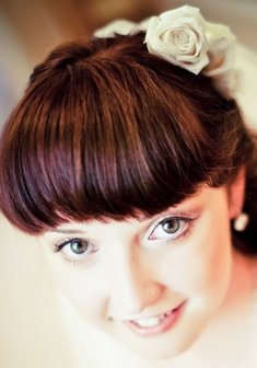 Cвадебная прическа Е14605 с собранными волосами