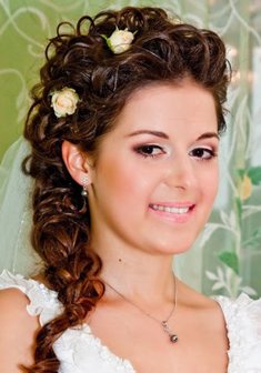 Cвадебная прическа Е14608 в греческом стиле