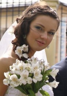 Cвадебная прическа А14653 в греческом стиле