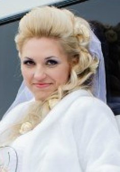 Cвадебная прическа А14656 в греческом стиле