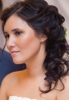 Cвадебная прическа Ю14727 в греческом стиле