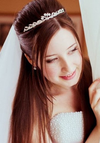 Прическа на свадьбу Свадебный макияж (Н14622) - Стилист-визажист Нина Соловьева