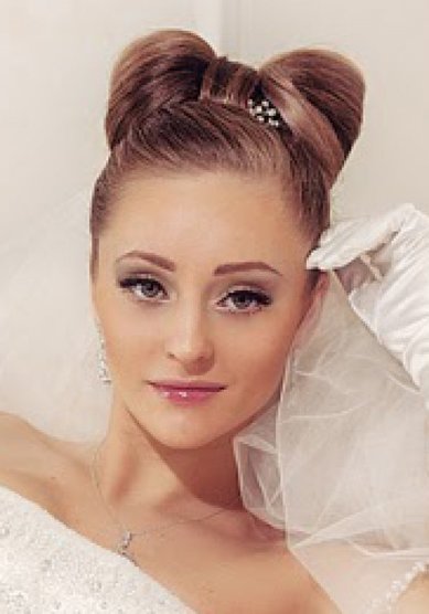Прическа на свадьбу А14680 - Стилист-визажист Анна Бутузова