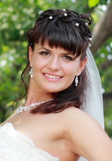 Свадебная прическа А14691 - Стилист-визажист Анна Бутузова