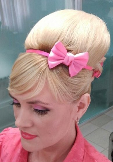 Прическа на свадьбу вечерняя укладка (А14814) - Стилист-визажист Анастасия Барковская...