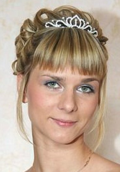 Прическа на свадьбу А14816 - Стилист-визажист Анастасия Барковская