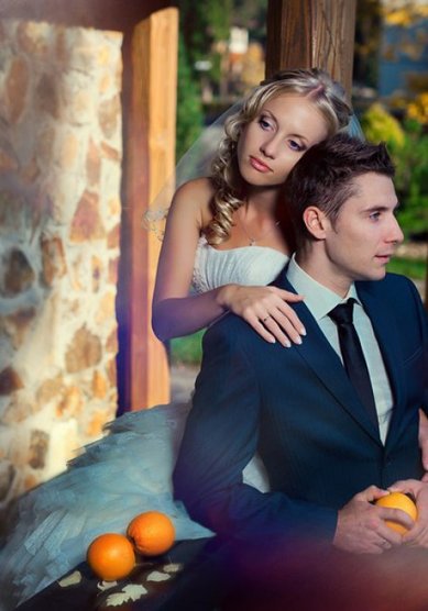 Прическа на свадьбу Свадебный макияж (Н15776) - Стилист-визажист Нина Соловьева