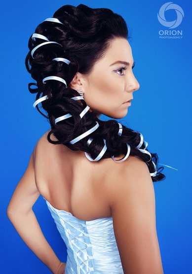 Свадебная прическа А15801 - Стилист-визажист Анастасия Барковская