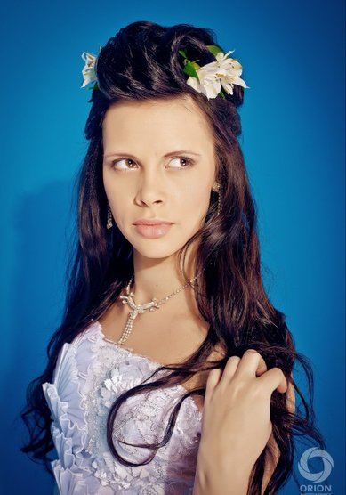 Свадебная прическа А15823 - Стилист-визажист Анастасия Барковская