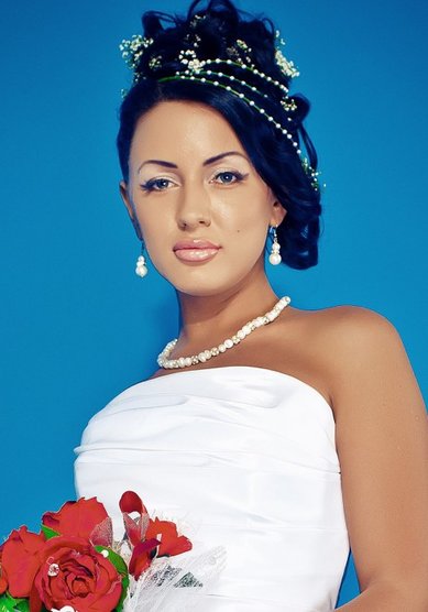 Прическа на свадьбу А15826 - Стилист-визажист Анастасия Барковская