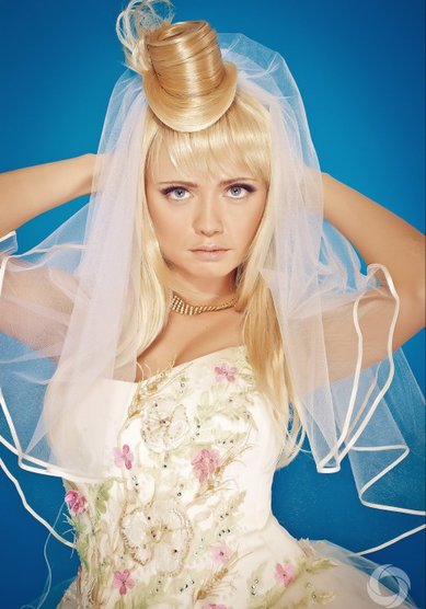 Прическа на свадьбу А15828 - Стилист-визажист Анастасия Барковская