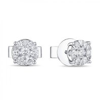 Обручальное кольцо E2011-1851359BXD-R17-М9215 из белого золота, гладкое