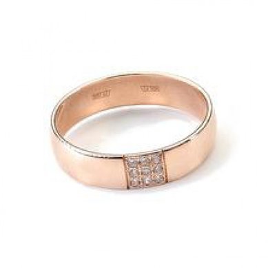 Обручальное кольцо №50-Д3552 - Ювелирный салон Драгоценная Орхидея