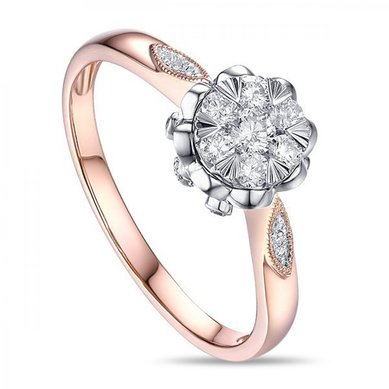 Помолвочное кольцо R2011-1851142AKD-М9229 - Ювелирный бренд Московский ювелирный завод в Перми...