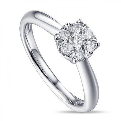 Помолвочное кольцо R2011-1851353AD-М9232 - Ювелирный бренд Московский ювелирный завод в Перми...