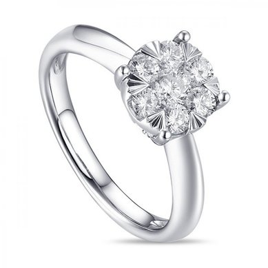 Помолвочное кольцо R2011-1851355AD-М9234 - Ювелирный бренд Московский ювелирный завод в Перми...