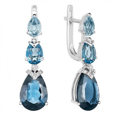 Серьги E108-1982153CAX-R17-М9284 - Ювелирный бренд Московский ювелирный завод в Перми