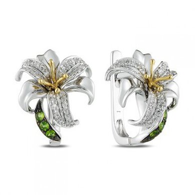 Серьги E108-1982181CXK-R17-М9285 - Ювелирный бренд Московский ювелирный завод в Перми