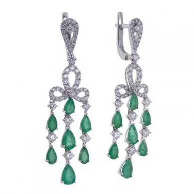 Серьги E2603-SE3666DIEM20-М9295 - Ювелирный бренд Московский ювелирный завод в Перми