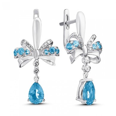 Серьги E2605-1982563CBX-R17-М9296 - Ювелирный бренд Московский ювелирный завод в Перми