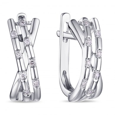 Серьги E108-1982664CD-R17-М9330 - Ювелирный бренд Московский ювелирный завод в Перми