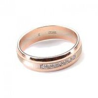 Обручальное кольцо №49-Д3553
