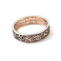 Обручальное кольцо №44-Д3557