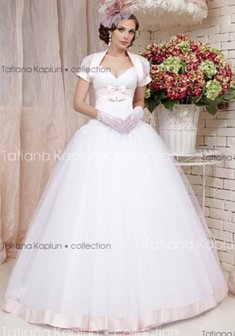 Свадебное платье Анастасия-К29881. С пышной юбкой, длинное без шлейфа.