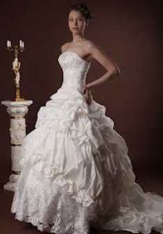 Свадебное платье BL-432-В30293. С пышной юбкой, длинное со шлейфом.