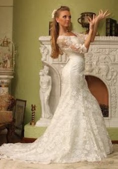 Свадебное платье BL-019-В30302. Силуэт Русалка (Рыбка), длинное со шлейфом.