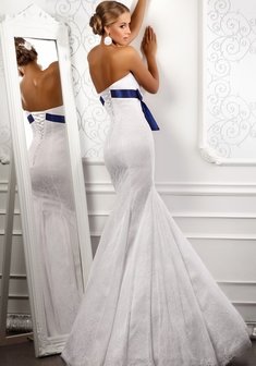 Свадебное платье O40988. Силуэт Русалка (Рыбка), длинное без шлейфа.