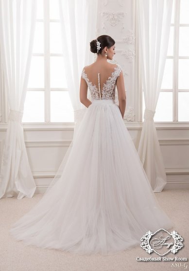 Свадебное платье 880-GI-А50601 - Свадебный шоу-рум Ажур