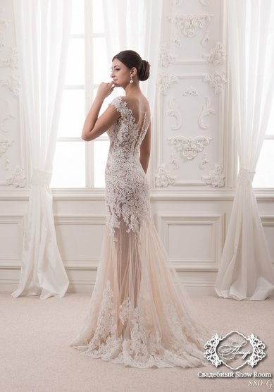 Свадебное платье 880-GI-А50601 - Свадебный шоу-рум Ажур