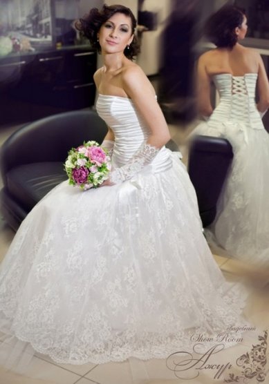 Свадебное платье 0034 B-А30212 - Свадебный шоу-рум Ажур