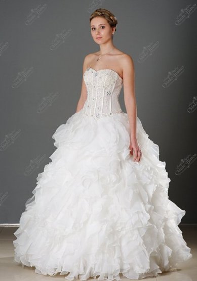 Свадебное платье АТ1073_2-А30215 - Свадебный шоу-рум Ажур