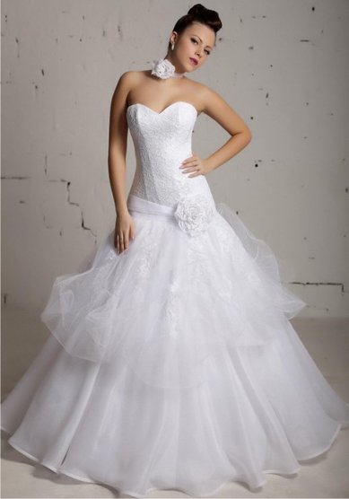 Свадебное платье Алисия_1-А30235 - Свадебный шоу-рум Ажур