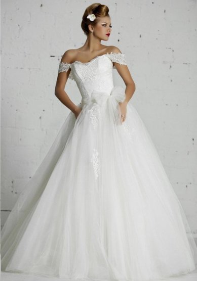 Свадебное платье Беатриз_1-А30237 - Свадебный шоу-рум Ажур
