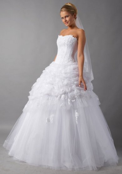 Свадебное платье Б30735 - Свадебный салон Богиня