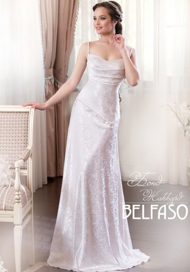 Свадебное платье Бонд Жаккард-Б43588 - Свадебный салон Богиня