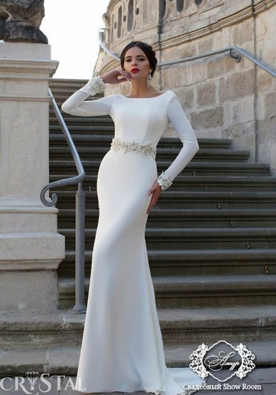 Свадебное платье Alinda-А50531 - Свадебный шоу-рум Ажур